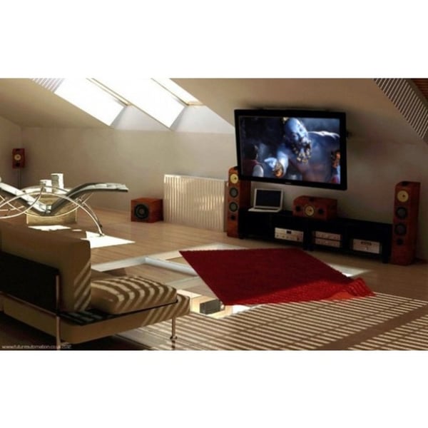 Techly ICA-CPLB 222 tv-beslag 94 cm (37") Sort, Sølv