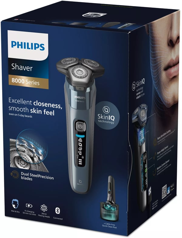 Philips SHAVER Series 8000 S8692/55 Elektrisk rakapparat för våt- och torrakning