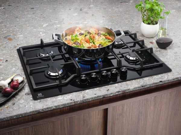 Electrolux EGG7536K Svart Inbyggd 75 cm Gas 5 zone(s)
