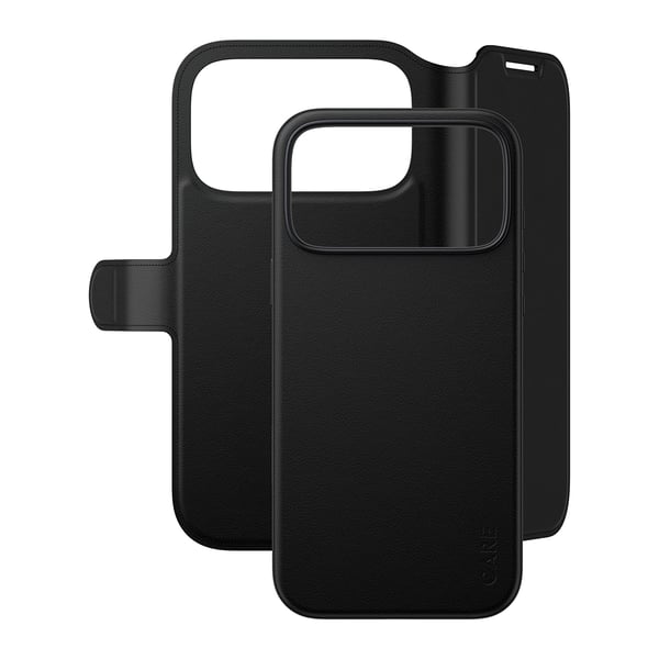 PanzerGlass CARE™ by ® Tango 2-in-1 Wallet Case Black w. MagSafe iPhone 18 Pro Max | 17 Pro Max mobiltelefonfodral Mobilskal Svart