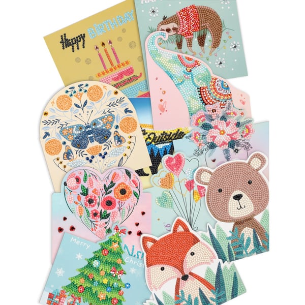 Diamond Dotz Greeting Cards - Value 12 Pack
