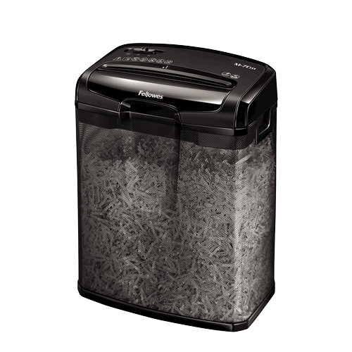 Fellowes M-7Cm paperisilppuri Silpuksi leikkaava Musta Fellowes M-7Cm paperisilppuri Silpuksi leikkaava Musta