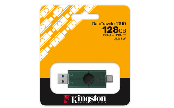 Kingston Technology DataTraveler 128 Gt USB-A + USB-C 3.2 Gen 1 DuoG2