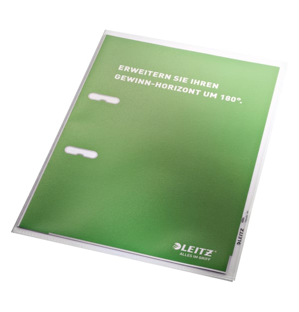 Leitz Premium muovitasku A4, 30 % kierrätettyä muovia, 170mic/100kpl