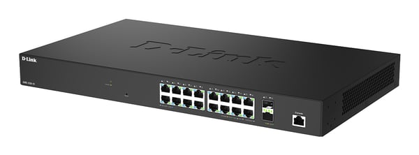 D-Link DMS-1250-18/E nätverksswitchar hanterad L2 2.5G Ethernet (100/1000/2500) Svart