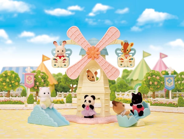 Sylvanian Families Baby Vindmølle med figur
