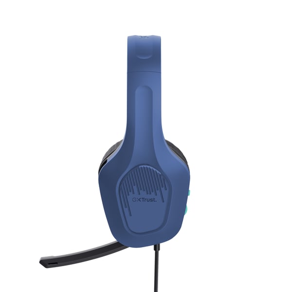 Trust GXT 415B Zirox Headset Ledningsført Spil Blå