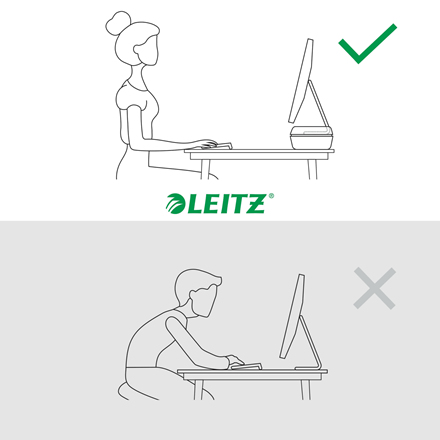 Leitz Ergo justerbar monitor stand