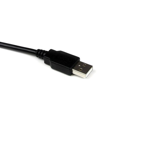 StarTech.com USBEXTAA5DSK USB-kabel USB 2.0 1,5 m USB A 0,48 Gbit/sek. Sort