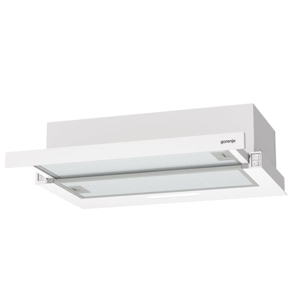 Gorenje TH60E3W Puoliksi sisäänrakennettu (ulosvedettävä) Valkoinen 350 m³/h