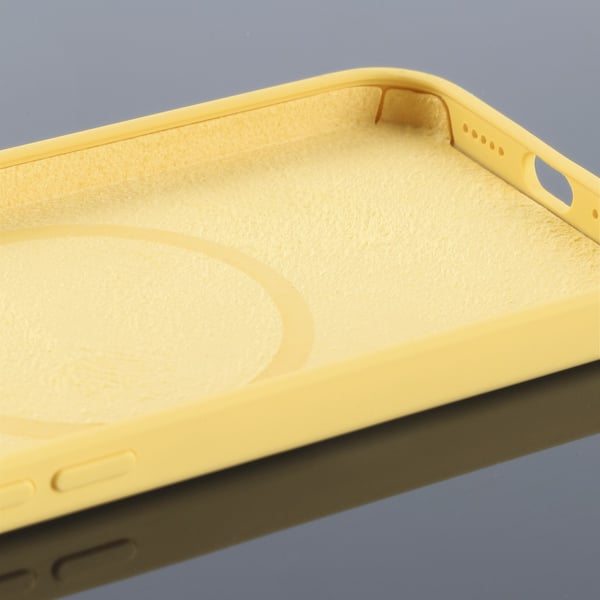 Hama MagCase Finest Feel PRO mobiltelefonfodral 17 cm (6.7") Mobilskal Gul