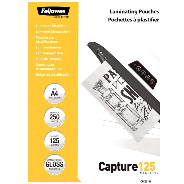 Fellowes 5314903 plastlomme 250 stk