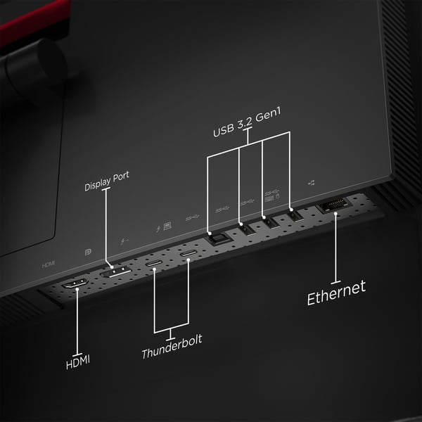Lenovo ThinkVision P40w-20 platta pc-skärmar 100,8 cm (39.7") 5120 x 2160 pixlar 5K Ultra HD LED Svart
