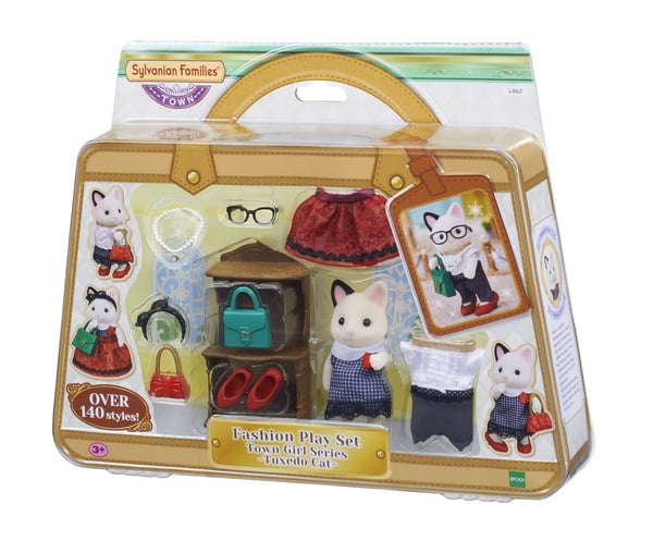 Sylvanian Families Muotileikkisetti ja smokkikissa