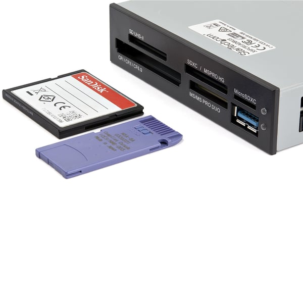 StarTech.com USB 3.0 intern kortläsare med UHS-II-stöd - SecureDigital/Micro SD/MemorySt