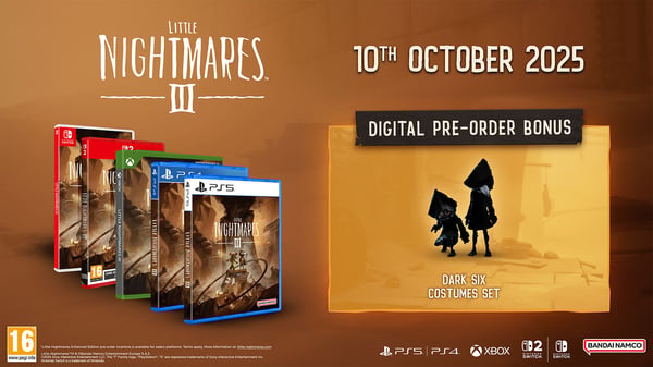 BANDAI NAMCO Entertainment Little Nightmares III, Nintendo Switch 2 Vakio