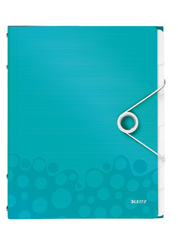 Leitz WOW Polypropylen (PP) Blå, Metallic A4