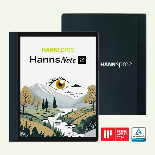 Hannspree HannsNote2 e-bog-læser Berøringsskærm 64 GB Wi-Fi Sort