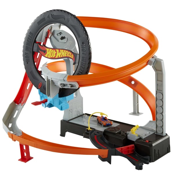 Hot Wheels City Hyper-Boost Tire Shop Play Set