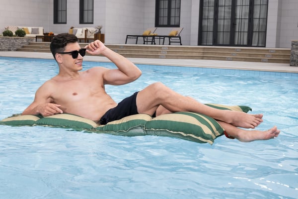 Bestway 43913 pool og strand flyder Grøn Monokromatisk Polyester, Polystyren Flydende madras