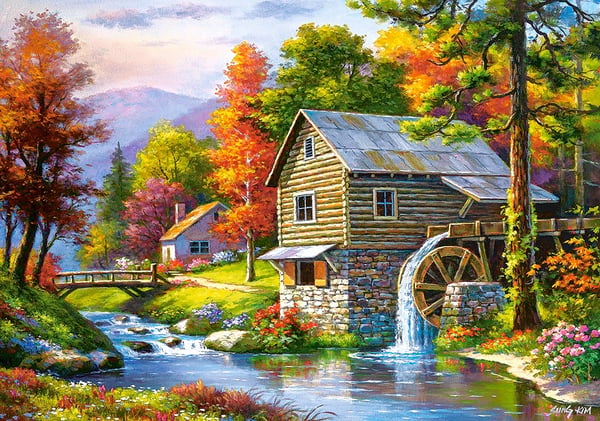 Castorland Old Sutter's mill 500 pcs Puslespil 500 stk Landskab