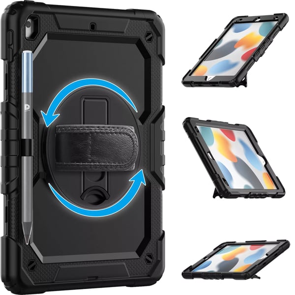 DEQSTER 40-2000079 iPad-fodral 33 cm (13") Folio Svart