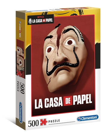 Clementoni La Casa De Papel Puslespil 500 stk Fjernsyn/film