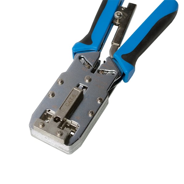 LogiLink WZ0035 kabelklipper Krympeværktøj Sort, Blå