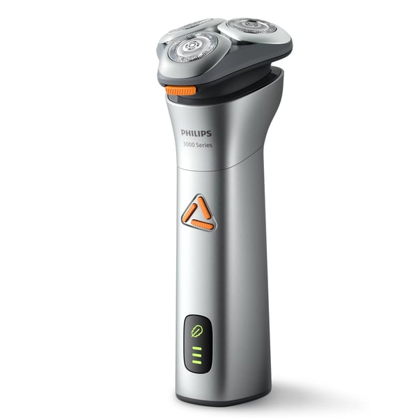 Philips 3000 series S3882/00 rakapparater för män Roterande rakhuvud Metallisk
