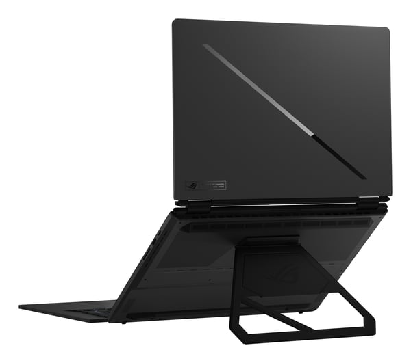 ASUS ROG Zephyrus Duo GX651AX-SR004W Intel Core Ultra 9 386H Hybrid (2-i-1) 40,6 cm (16") Berøringsskærm 3K 64 GB LPDDR5x-SDRAM 2 TB SSD NVIDIA GeForce RTX 5090 Wi-Fi 7 (802.11be) Windows 11 Home Grå QWERTZ Tysk