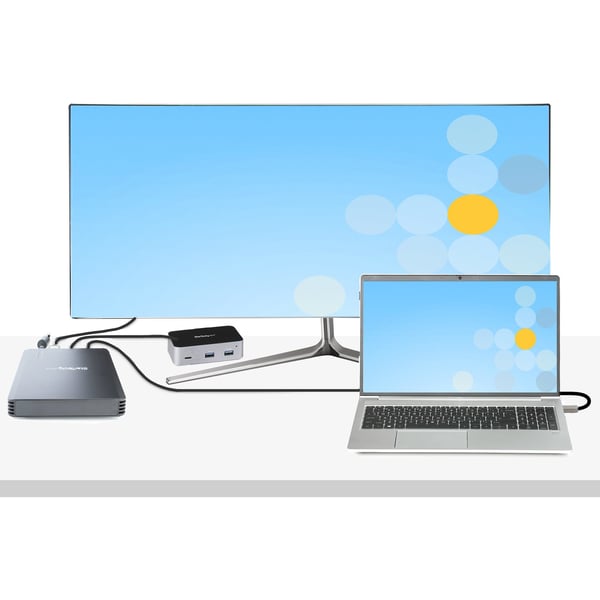 StarTech.com 4 Bay Thunderbolt 3 NVMe Kabinet, Til M.2 NVMe Solid State Drev, 1x DisplayPort Vid