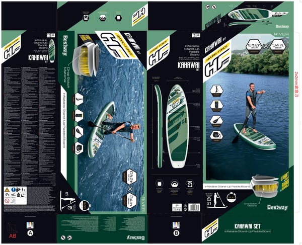 Bestway 65308 surfbrädor Paddelbräda (SUP -- Stand Up Paddle board)
