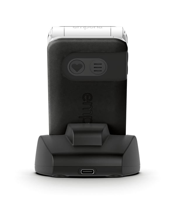 Emporia SIMPLICITYglam.4G 7,11 cm (2.8") 106 g Sort Senior telefon