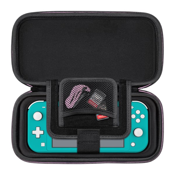 PDP Slim Deluxe: Animal Crossing Isabelle Hardshell case -kotelo Nintendo Oranssi, Vaaleanpunainen