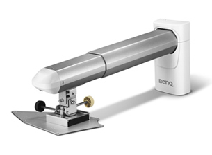 BenQ WM04G3 monteringsbeslag til projektor Væg Metallic, Hvid