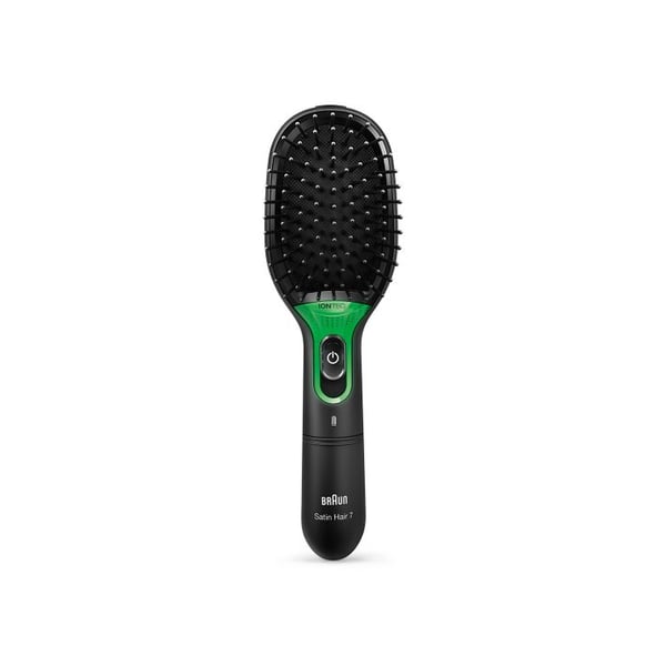 Braun Satin Hair 7 Aikuinen Leveä hiusharja Musta 1 kpl