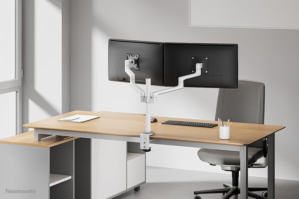 Neomounts DS60-425WH2 fäste och ställ till bildskärm 68,6 cm (27") Bord Vit