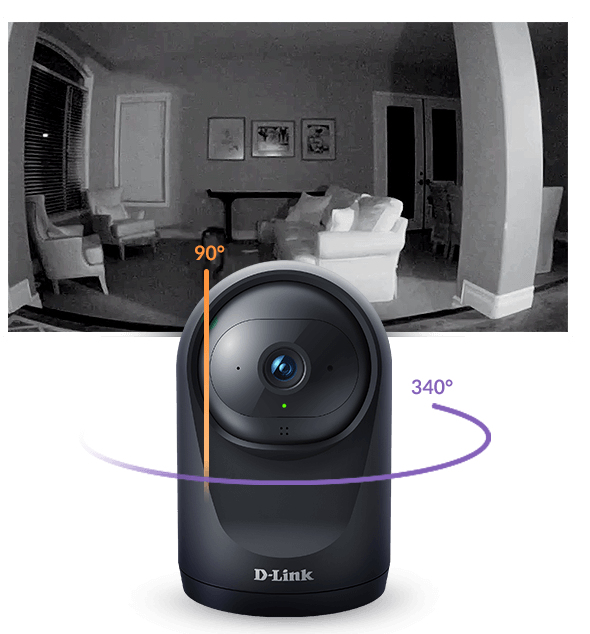 D-Link DCS‑6500LH/E Sfærisk IP-sikkerhedskamera Indendørs 1920 x 1080 pixel Skrivebord