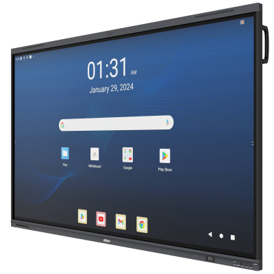 Dahua Technology LPH75-MC480-U interaktiv whiteboard 190,5 cm (75") 3840 x 2160 pixlar Pekskärm Svart