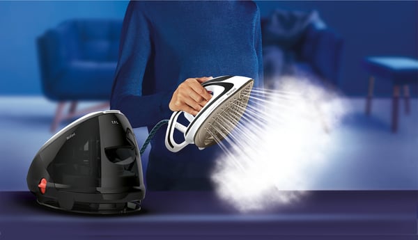 Tefal Pro Express Ultimate GV9550 1,9 l Durilium AirGlide Autoclean soleplate Svart, Vit