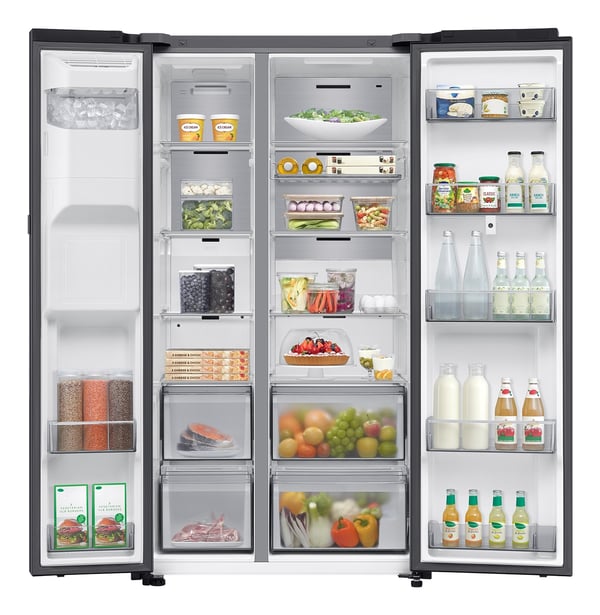 Samsung Series 9 RS90F66BEF side-by-side køle-fryseskab Fritstående 614 L Sort