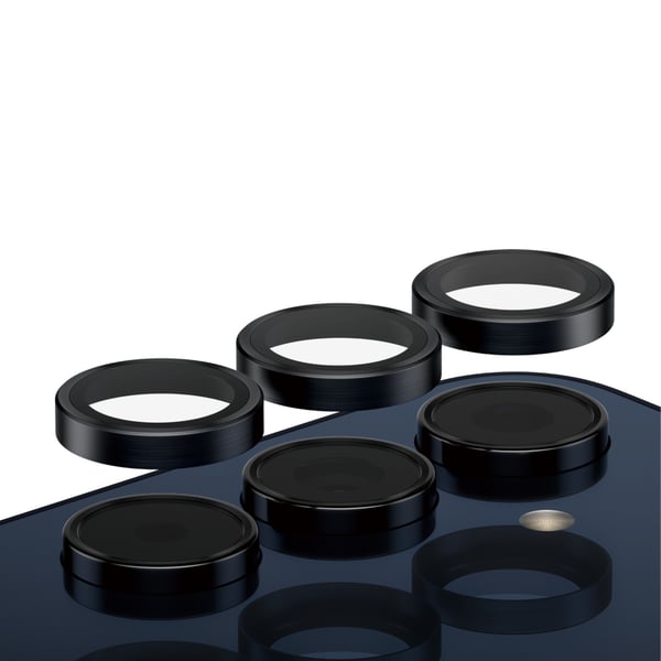PanzerGlass ® Hoops® Camera Lens Protector Black Samsung Galaxy A55 5G Kirkas näytönsuoja 1 kpl