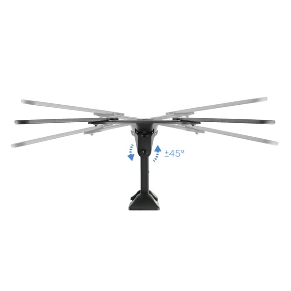 TooQ LP2255TN-B TV-kiinnike 139,7 cm (55") Musta