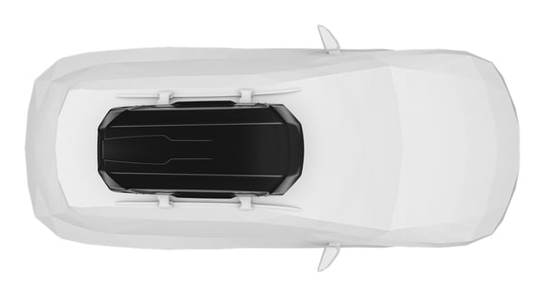 Thule Motion 3 M Kova suksiboksi Musta