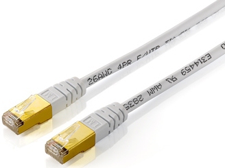 Equip Cat.5e F/UTP 10m netværkskabel Hvid Cat5e F/UTP (FTP)