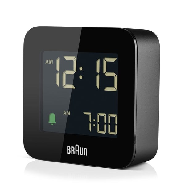 Braun BC08 Digital väckarklocka Svart