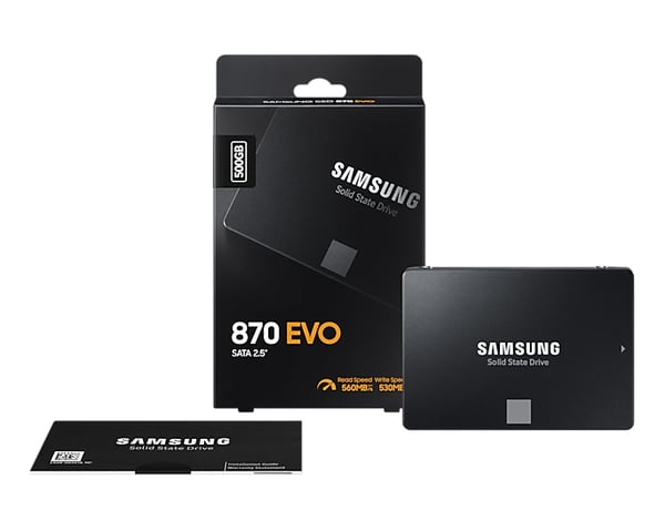 Samsung 870 EVO 500 GB 2.5" Serial ATA III V-NAND MLC