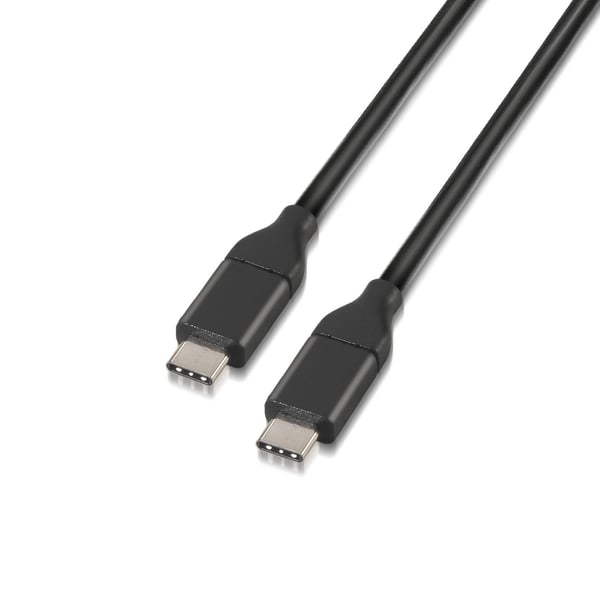 AISENS A107-0061 USB-kabel USB 3.2 Gen 2 (3.1 Gen 2) 1 m USB C 10 Gbit/sek. Sort AISENS A107-0061 USB-kabel USB 3.2 Gen 2 (3.1 Gen 2) 1 m USB C 10 Gbit/sek. Sort