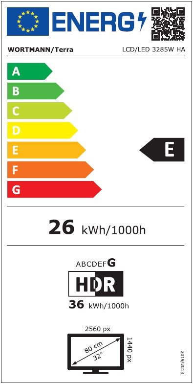TERRA 3285W tietokoneen litteä näyttö 80 cm (31.5") 2560 x 1440 pikseliä Wide Quad HD LCD Musta