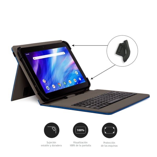 Nilox NXFU003 iPad-fodral 26,7 cm (10.5") Hölster Blå